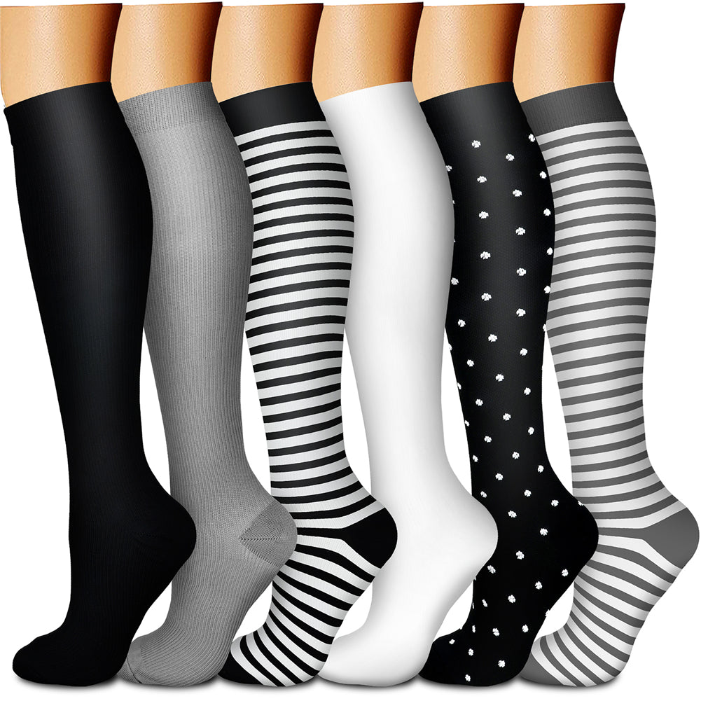 Compression Socks, (7 Pairs) for Men & Women 15-20 mmHg is Best for  Athletics, Running, Flight Travel, Support : : Health & Personal  Care