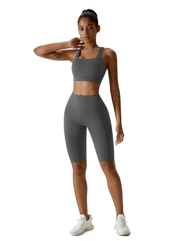 CHARMKING High Waisted Biker Shorts for Women - 5"/8" Tummy Control, Ultra-Comfort for Workouts, Yoga & Daily Wear