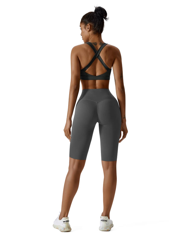 CHARMKING High Waisted Biker Shorts for Women - 5"/8" Tummy Control, Ultra-Comfort for Workouts, Yoga & Daily Wear