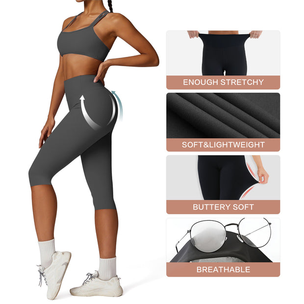 CHARMKING High Waisted Biker Shorts for Women - 5"/8" Tummy Control, Ultra-Comfort for Workouts, Yoga & Daily Wear