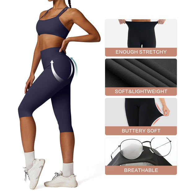CHARMKING High Waisted Biker Shorts for Women - 5"/8" Tummy Control, Ultra-Comfort for Workouts, Yoga & Daily Wear