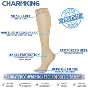 Compression Socks (3 Pairs) 15-20 mmhg  for Men & Women
