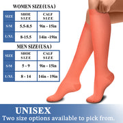 Compression Socks (3 Pairs) 15-20 mmhg  for Men & Women