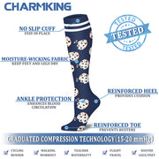 Compression Socks for Nurses (8 Pairs) 15-20 mmhg