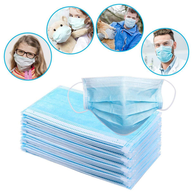 200 PCS Disposable Safety masks Face Masks for Personal Health - CHARMKING
