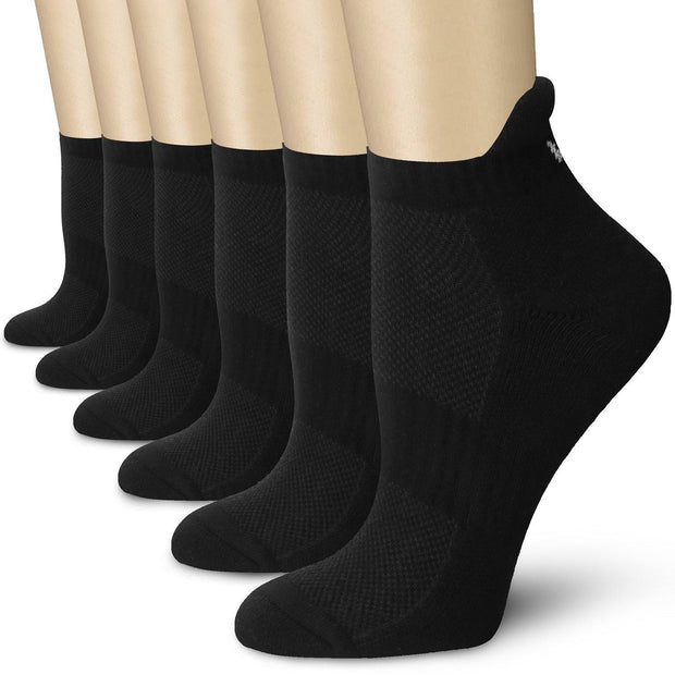 Ankle Compression Socks 6 Pairs 15-20 mmHg  Men & Women - CHARMKING