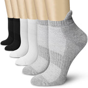 Ankle Compression Socks 6 Pairs 15-20 mmHg  Men & Women - CHARMKING