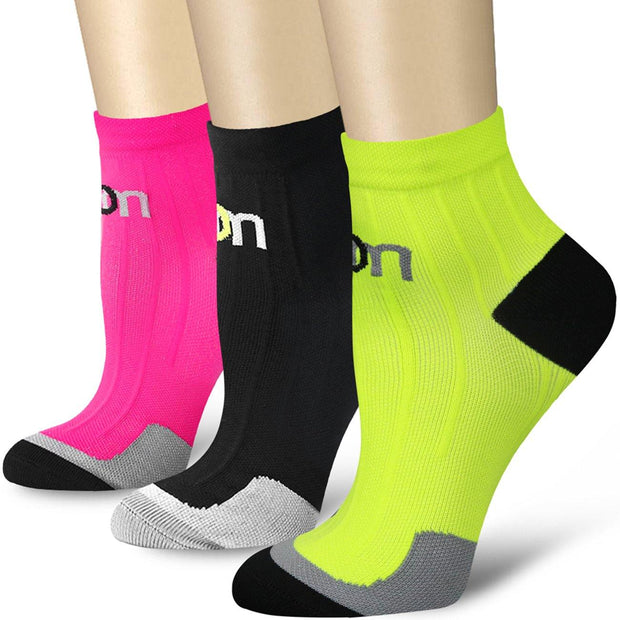 Ankle Compression Socks 3/7 Pairs 15-20 mmHg  Men & Women - CHARMKING