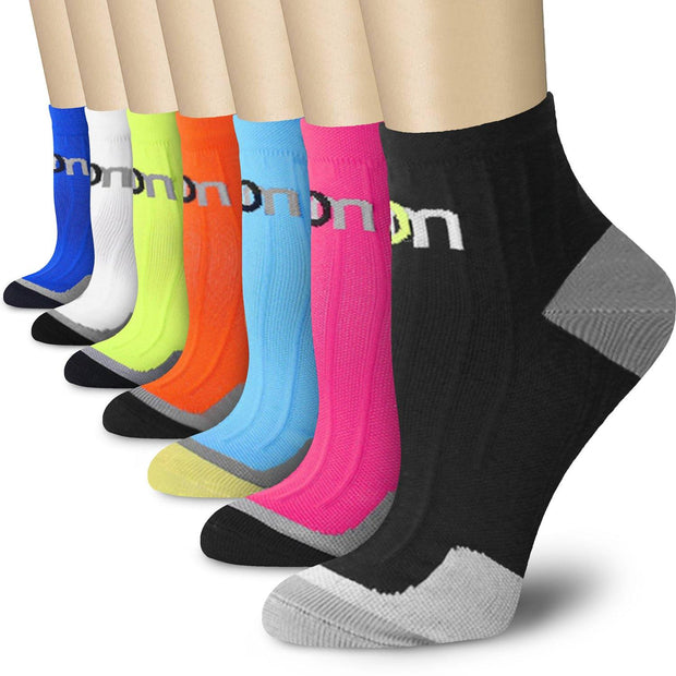 Ankle Compression Socks 3/7 Pairs 15-20 mmHg  Men & Women - CHARMKING