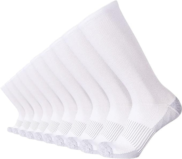 BLUEMAPLE Sweatsocks Unisex Cotton Moisture Wicking Cushion Crew Socks