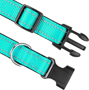 BLUETREE Collars for animals,Reflective Dog Collar,Soft Neoprene Padded Breathable Nylon Pet Collar Adjustable for Medium Dogs