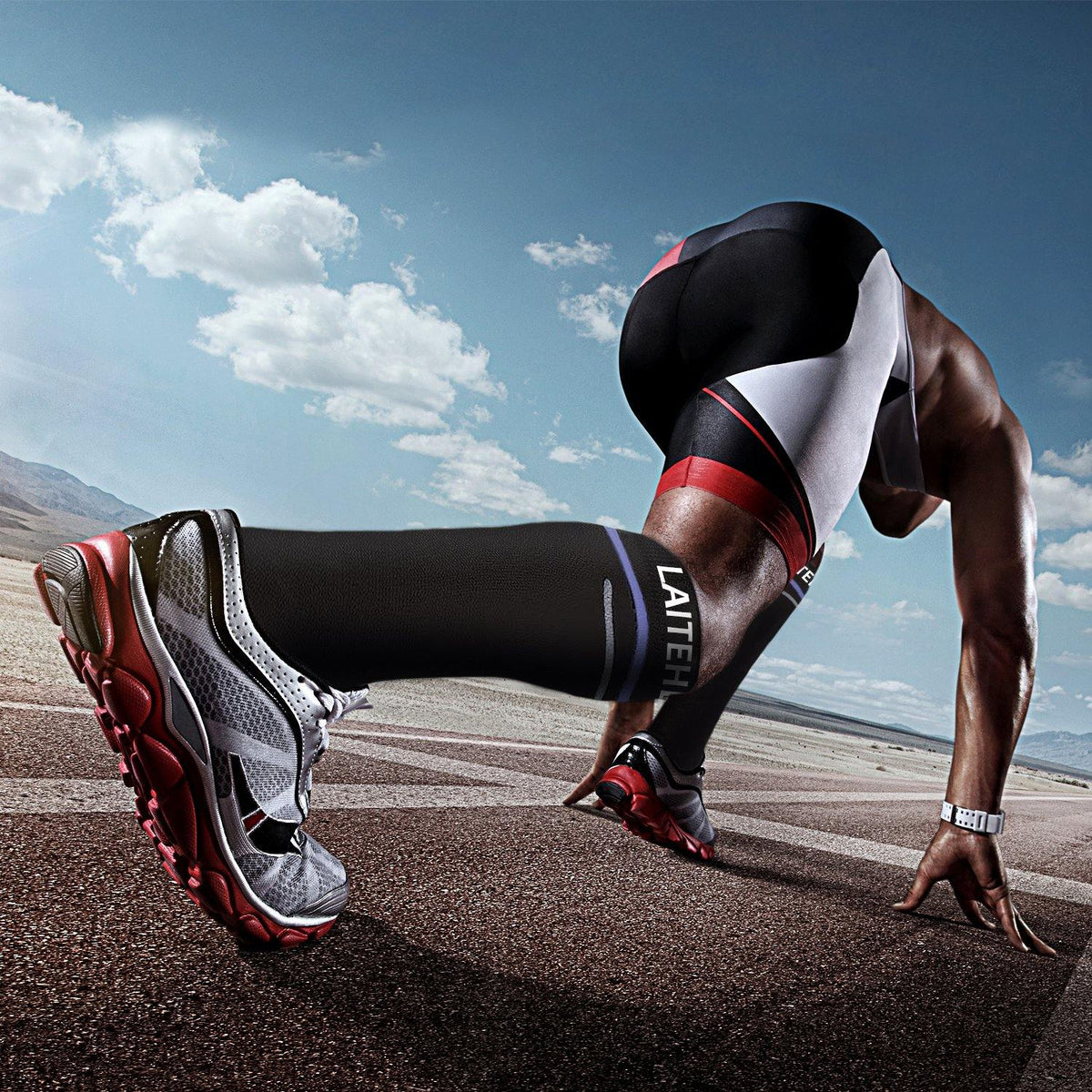 Compression Socks (3 Pairs) 15-20 mmhg for Men & Women