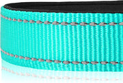 BLUETREE Collars for animals,Reflective Dog Collar,Soft Neoprene Padded Breathable Nylon Pet Collar Adjustable for Medium Dogs