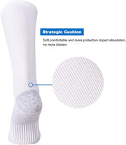 BLUEMAPLE Sweatsocks Unisex Cotton Moisture Wicking Cushion Crew Socks