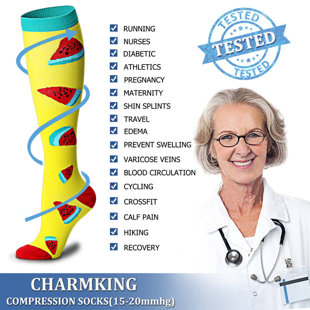 Compression Socks for Nurses (8 Pairs)