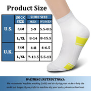 Ankle Compression Socks 6 Pairs 15-20 mmHg  Men & Women - CHARMKING