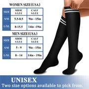 Compression Socks (8 Pairs), 15-20 mmHg for Men & Women - CHARMKING