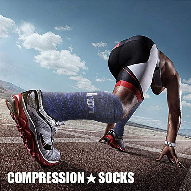 Compression Socks (3 Pairs) 15-20 mmhg  for Men & Women - CHARMKING