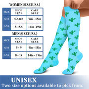 Compression Socks for Women & Men (6 Pairs) 15-20 mmHg is Best for Athletics, Running, Flight Travel, Support - CHARMKING