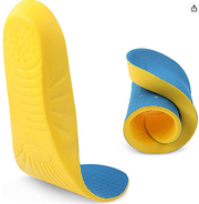 CHARMKING Orthotic Insoles, Memory Foam Insoles Providing Great Shock Absorption and Cushion, Best Insoles for Men and Women