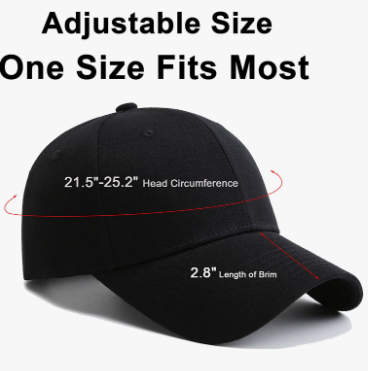 CHARMKING Cotton Hat Men Women Baseball Cap Dad Hat Adjustable Unconstructed Plain Cap