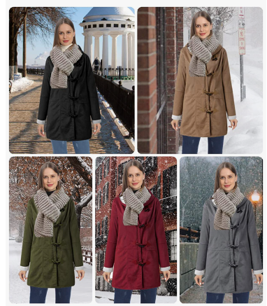 CHARMKING Coats Outerwear Overcoat Women