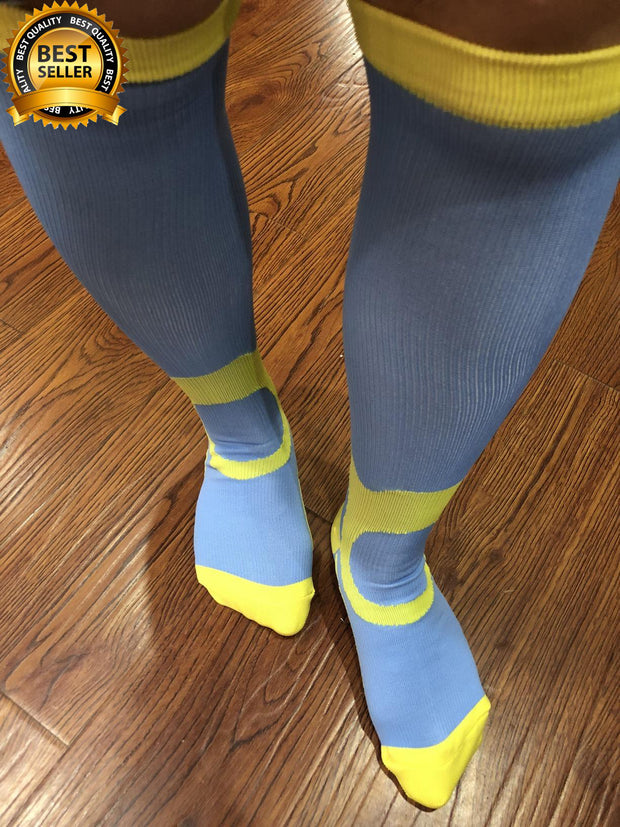 Compression Socks (8 Pairs), 15-20 mmHg for Men & Women - CHARMKING