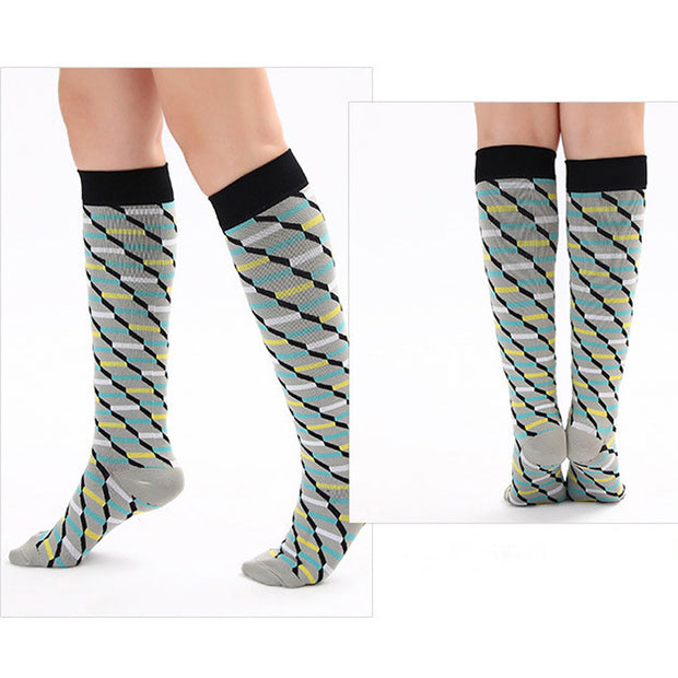 Compression Socks (8 Pairs), 15-20 mmHg for Men & Women - CHARMKING