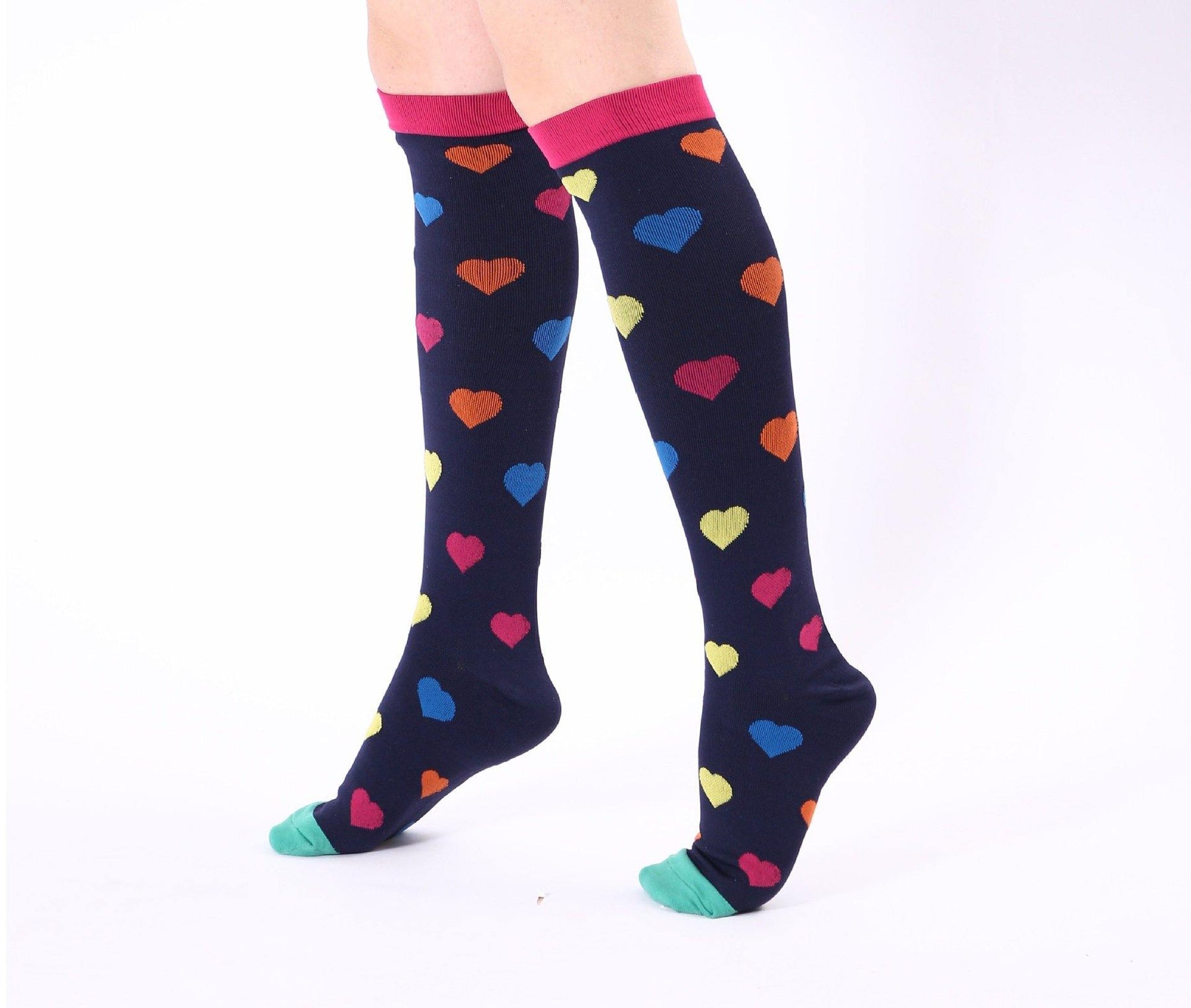 Compression Socks (3 Pairs) 15-20 mmhg for Men & Women